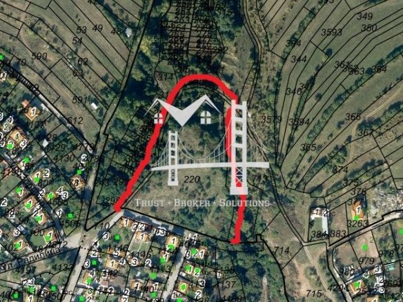 Лозен. Парцел за застрояване на затворен комплекс. - 0