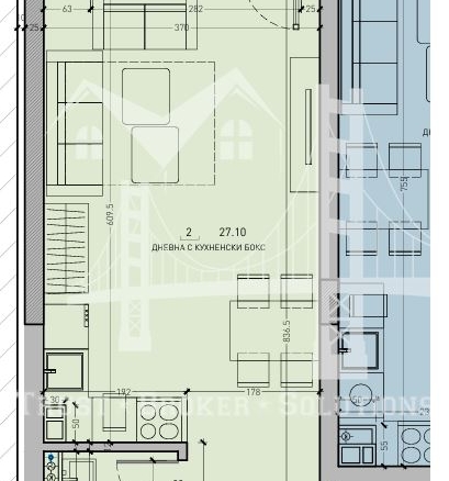 Малинова долина, едностаен в новостроящ се комплекс - 0