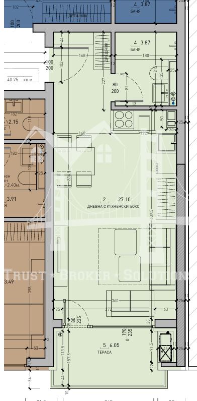 Малинова долина, едностаен в новостроящ се комплекс - 0