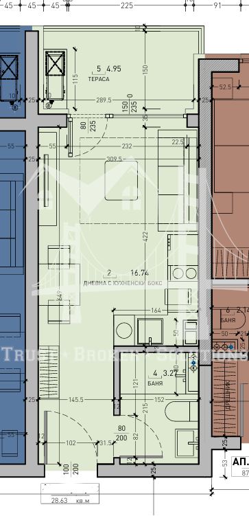 Малинова долина, едностаен в новостроящ се комплекс - 0