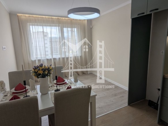 Младост 4, тристаен ремонтиран и полуобзаведен апартамент. До "Бизнес Парк" - 0