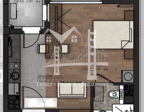 Младост 1А, едностаен апартамент в новостроящ се комплекс - 0