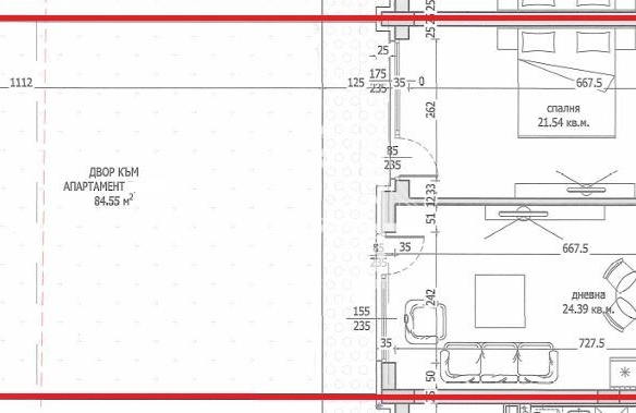 Малинова долина, двустаен апартамент до бъдещо метро - 0