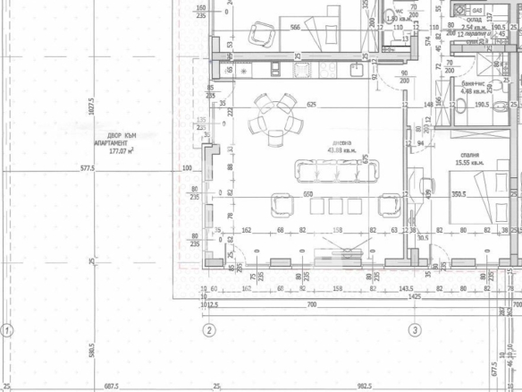 Малинова долина, тристаен до бъдещо метро - 0