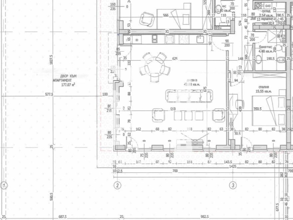 Малинова долина, тристаен до бъдещо метро - 0
