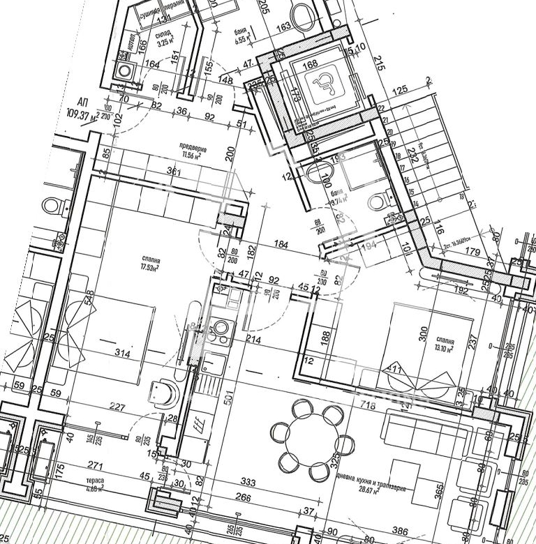 Малинова долина, тристаен апартамент - 0