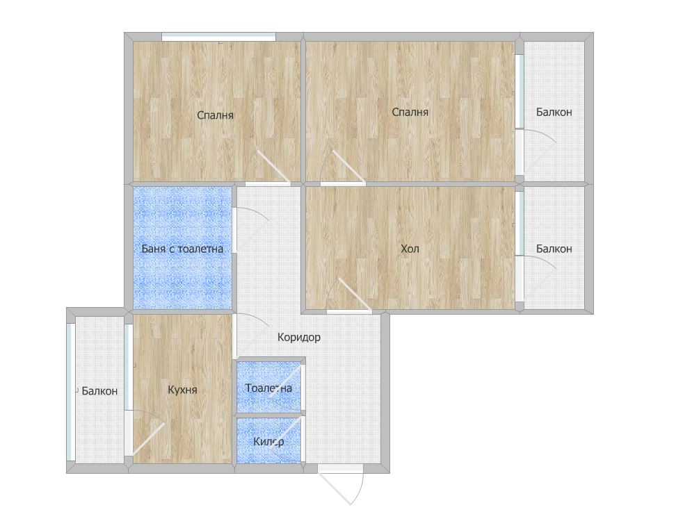 Надежда 3, тристаен апартамент до метростанция Бели Дунав - 0