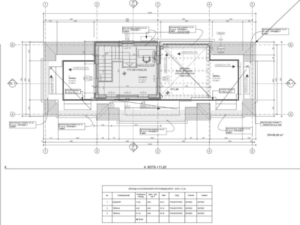 Център, новострояща се сграда за бизнес, офис или тристайни апартаменти. До метро - 0