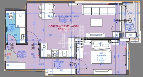 кв. Бояна, м. Гърдова глава, двустаен апартамент-0 кв. Бояна, м. Гърдова глава, двустаен апартамент - 0