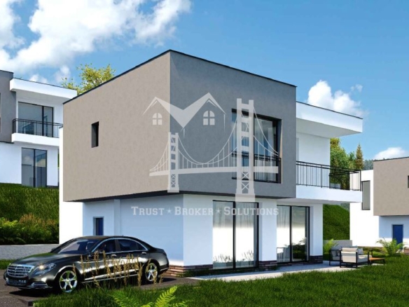 в.с Делта Хил, двуетажна къща в луксозен комплекс в планина Витоша - 0