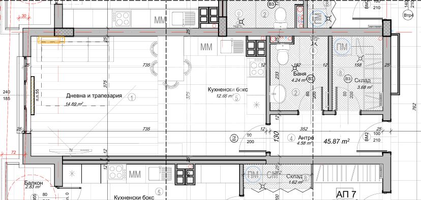 кв. Слатина, едностаен апартамент в нова сграда - 0