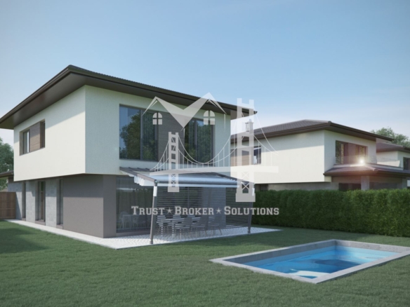 Божурище, двуетажна къща в затворен комплекс - 0