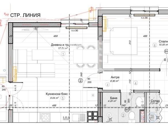 кв. Слатина, двустаен апартамент в нова сграда - 0