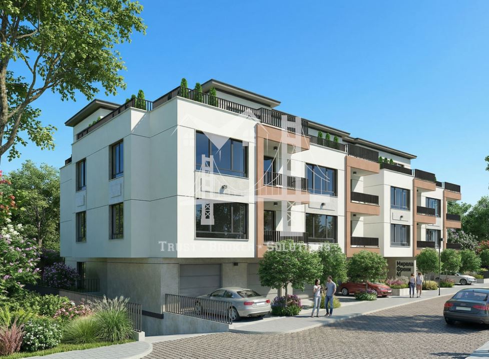 Малиова долина, двустаен апартамент в нова сграда - 0