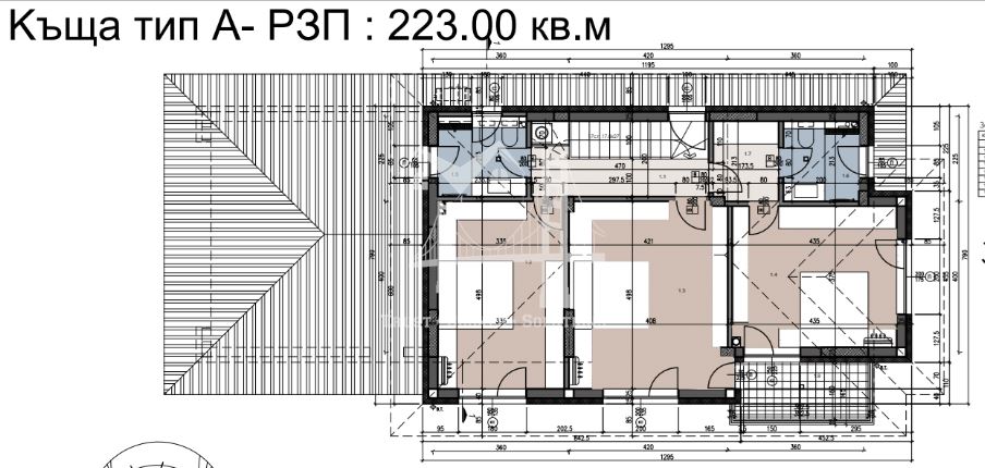 Божурище, двуетажна къща в затворен комплекс - 0