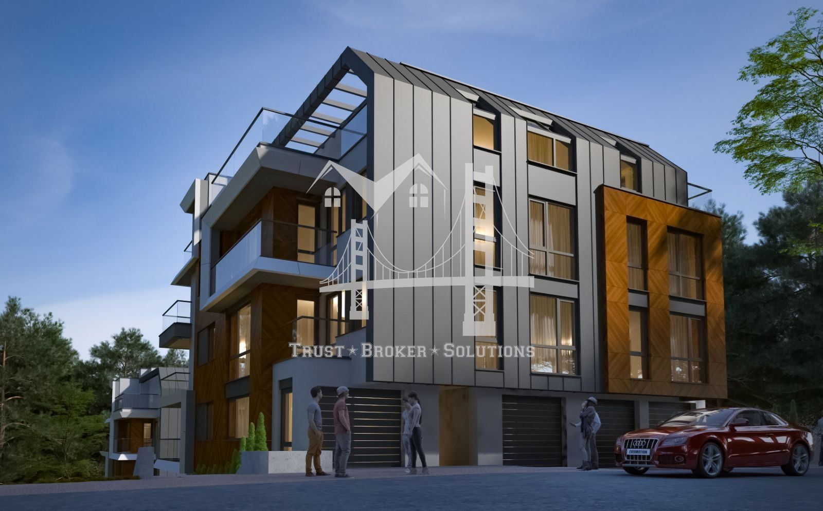 кв. Бояна, м. Гърдова глава, тристаен/многостаен със собствен двор в затворен комплекс - 0