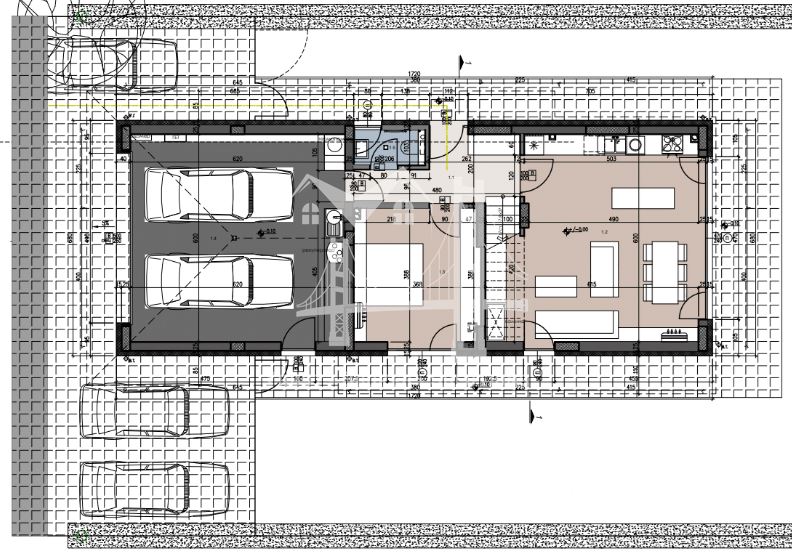 Божурище, двуетажна къща с голям двор и възможност за басейн - 0