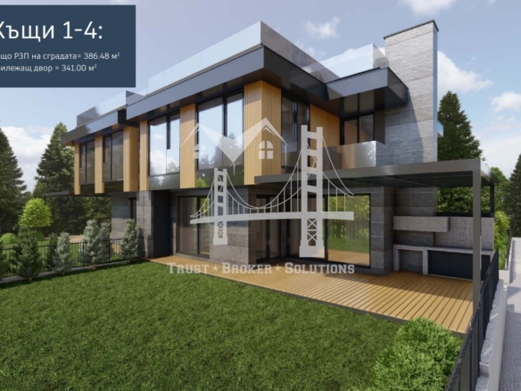 м-т Детски град, Камбаните, къщи в затворен комплекс с голям двор - 0