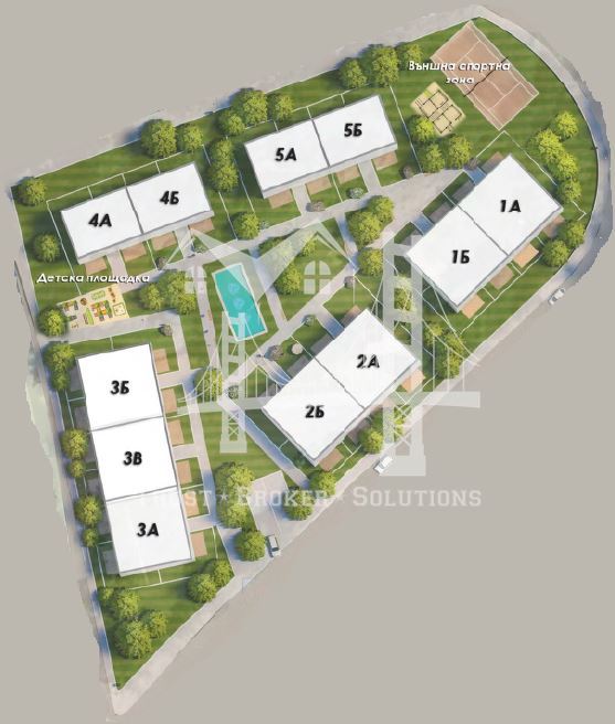 Бистрица, мезонет (тристаен апартамент) в затворен новостроящ се комплекс със собствен двор - 0