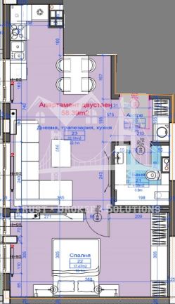 кв. Бояна, м. Гърдова глава, двустаен апартамент - 0