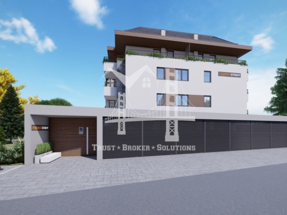 Малинова долина, двустаен апартамент в нова сграда - 0