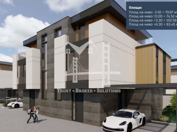 м-т Детски град, Камбаните, къщи в затворен комплекс с голям двор - 0