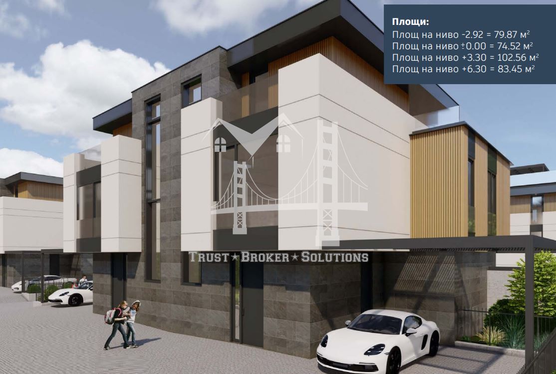 м-т Детски град, Камбаните, къщи в затворен комплекс с голям двор - 0