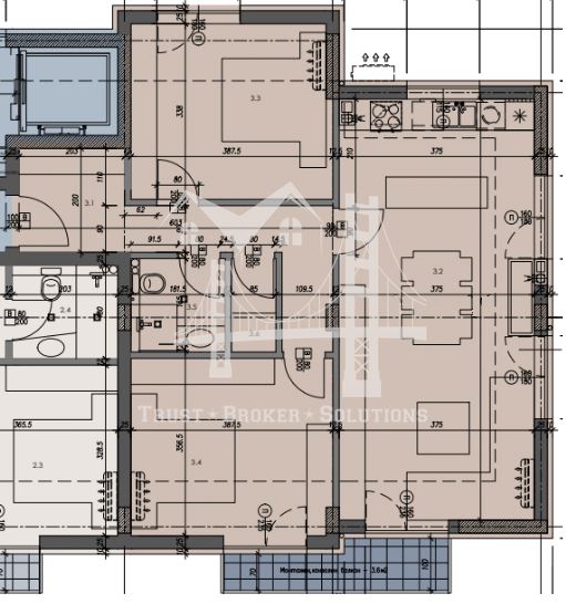Елин Пелин, тристаен апартамент в нова сграда - 0