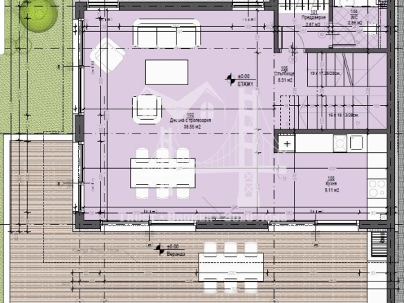 кв. "Делта хил", двуетажна къща в луксозен затворен комплекс с гараж - 0