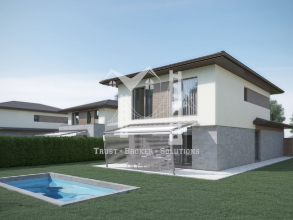 Божурище, двуетажна къща в затворен комплекс - 0