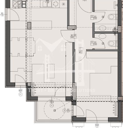 Малинова долина, двустаен апартамент в нова сграда - 0