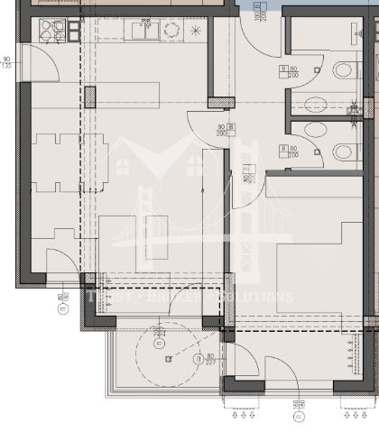 Малинова долина, двустаен апартамент в нова сграда - 0