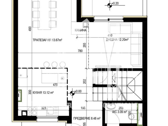 Бункера, триетажна къща в затворен комплекс - 0