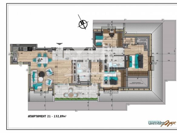 Студентски град, тристаен апартамент в новопостроена сграда - 0