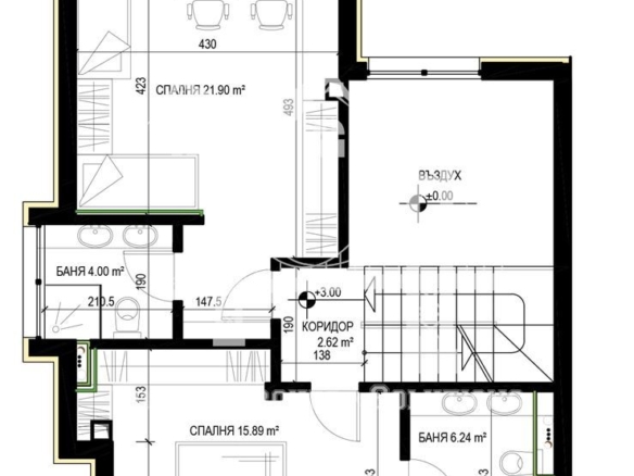 Бункера, триетажни къщи в новостроящ се затворен комплекс - 0