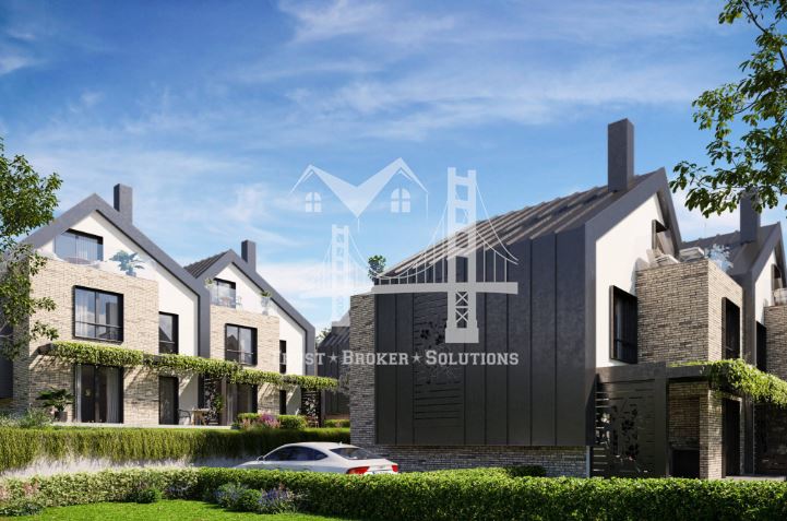 Бункера, триетажни къщи в новостроящ се затворен комплекс - 0