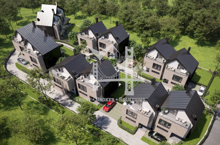 Бункера, триетажни къщи в новостроящ се затворен комплекс - 0