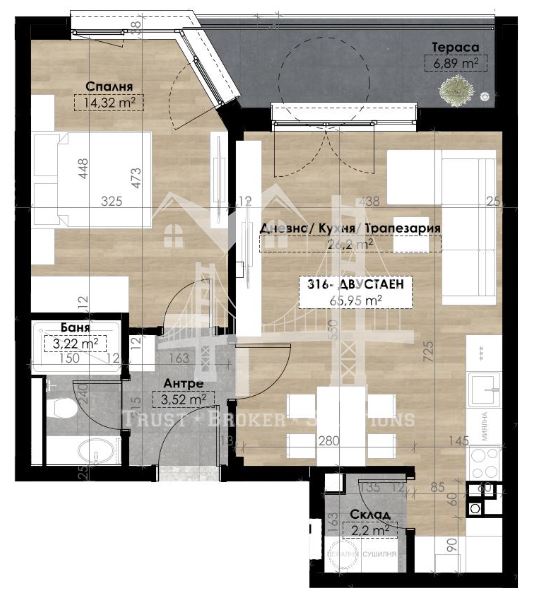 2-стаен - София, Витоша - 0