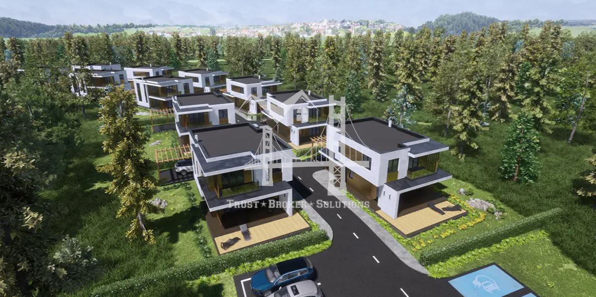 Банкя, двуетажна къща в затворен комплекс - 0