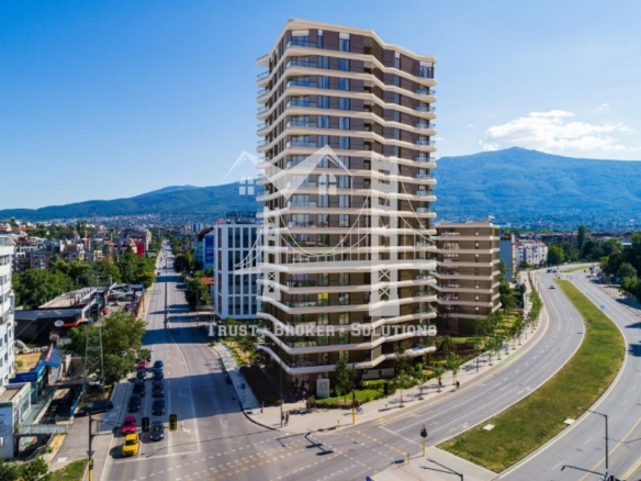 Витоша, двустаен апартамент в новострояща се луксозна сграда