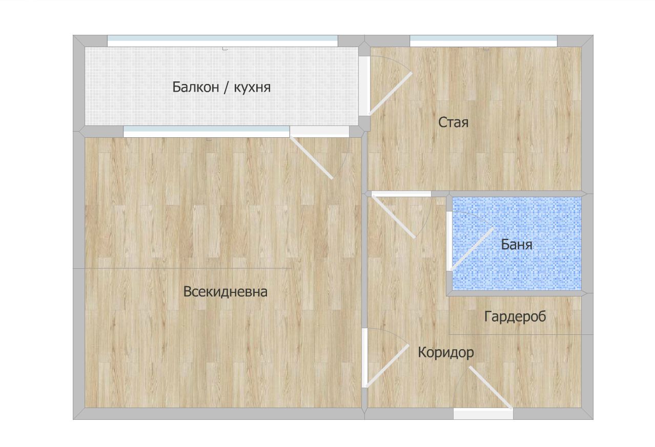Ботунец, двустаен апартамент с гледка към язовир - 0