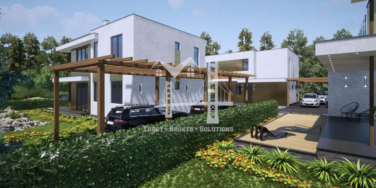 Банкя, двуетажна къща в затворен комплекс - 0