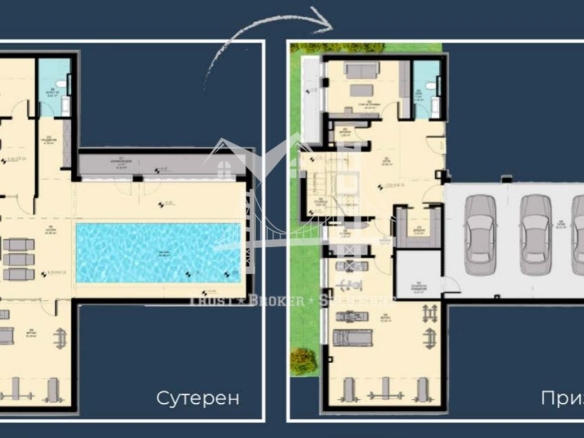 София Вилидж, Камбаните, къщи в затворен комплекс с голям собствен двор - 0