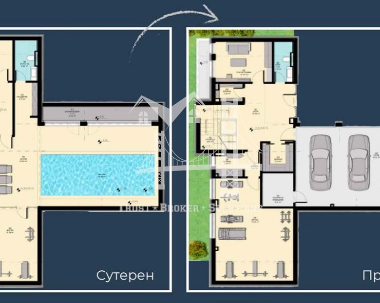 София Вилидж, Камбаните, къщи в затворен комплекс с голям собствен двор - 0