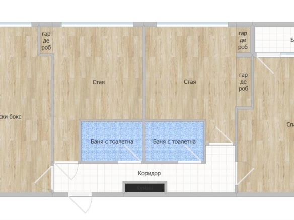 Оборище, четиристаен обзаведен апартамент с паркоместа - 0