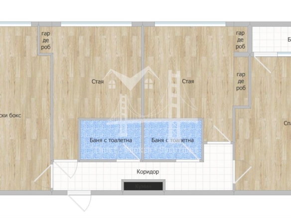 Оборище, два двустайни апартаменти готови за отдаване или за живеене - 0