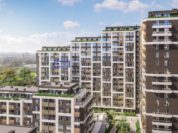 Център, 3-стаен в Capitol Residence с акт 16 и паркомясто. До метро - 0