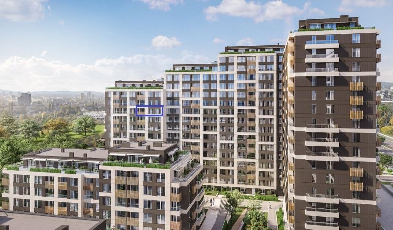 Център, 3-стаен в Capitol Residence с акт 16 и паркомясто. До метро - 0
