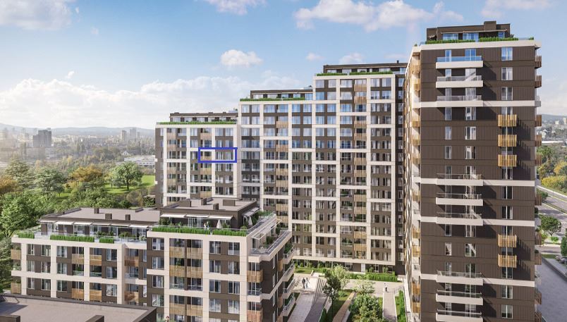 Център, 3-стаен в Capitol Residence с акт 16 и паркомясто. До метро - 0