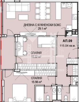 3-стаен апартамент, кв.Кръстова вада 435 000 € - 0